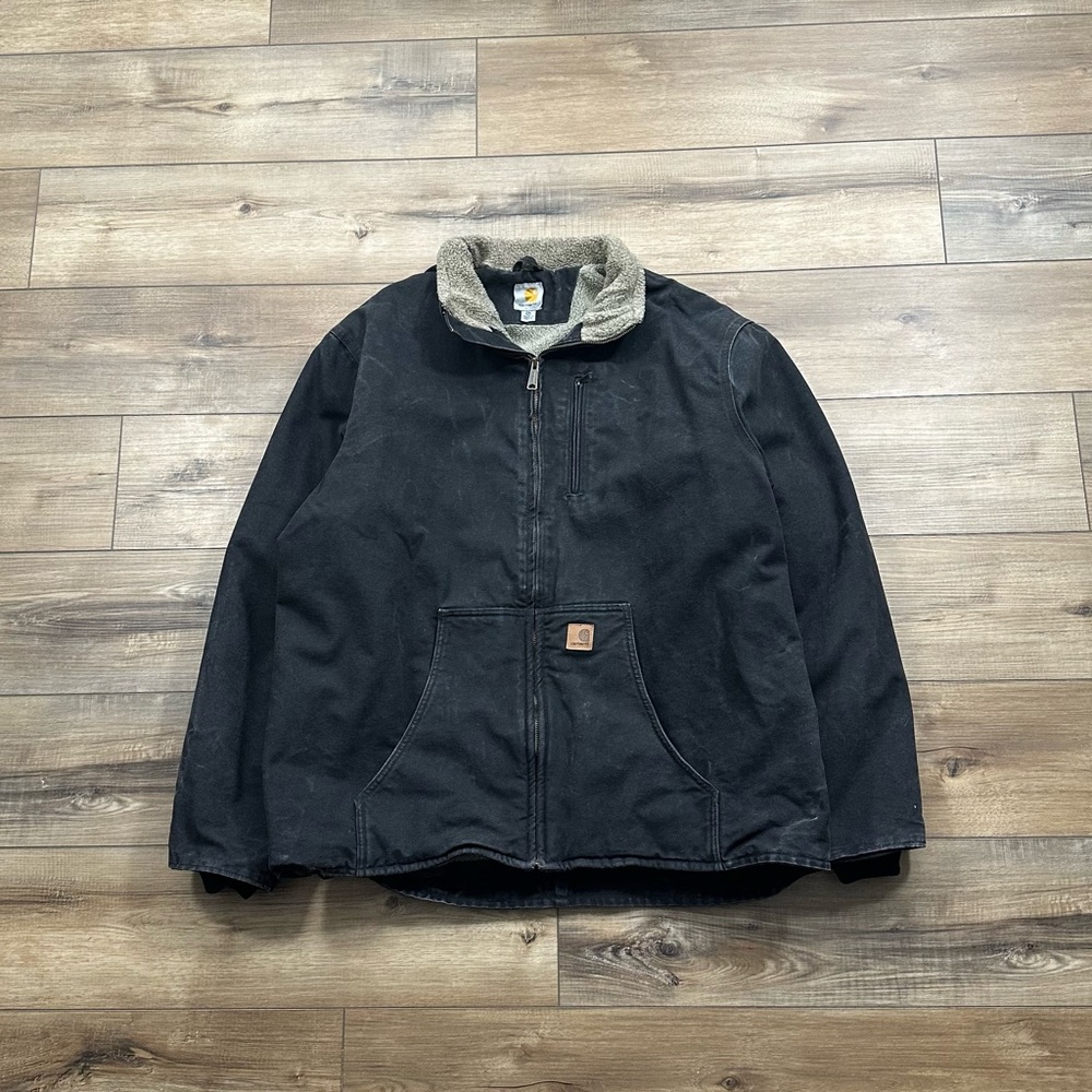 Vintage 2000s Y2K Carhartt Sherpa Lined Work Jacket